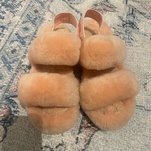 Ugg Fur Sandal Slippers